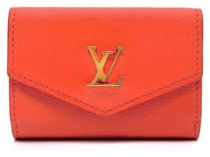 Louis Vuitton Lockme Mini Geldbörse Rot
