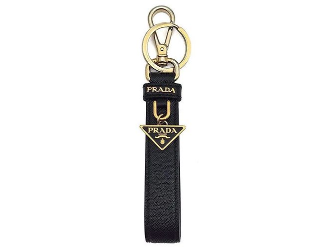 Prada Chaveiro Saffiano Preto