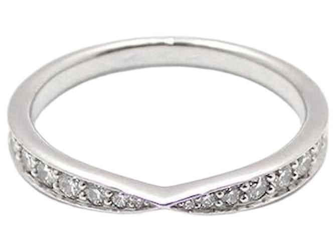 Tiffany & Co Platinum Diamond Harmony Ring Silber 