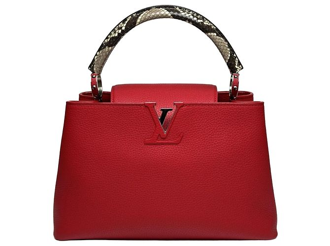 Louis Vuitton Sac Capucines MM Rouge