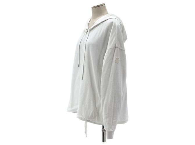 Moncler Giacca a vento reversibile con cappuccio da donna Argento