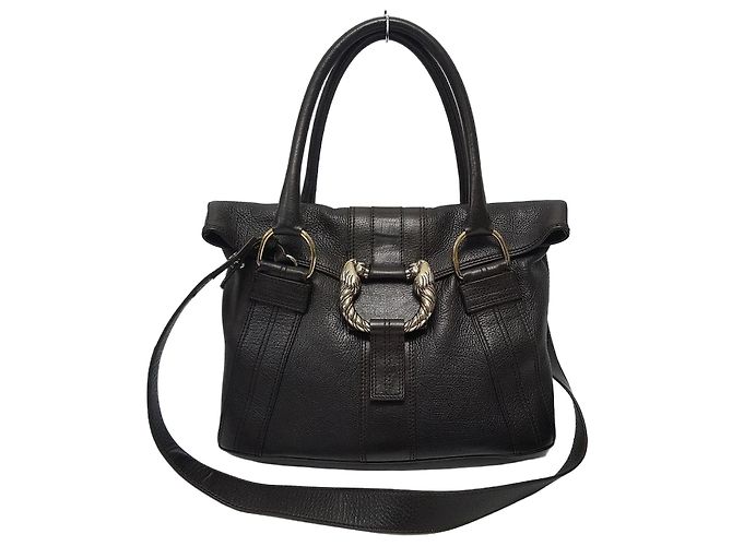 Bulgari Bolsa de Ombro Leoni Tote Marrom
