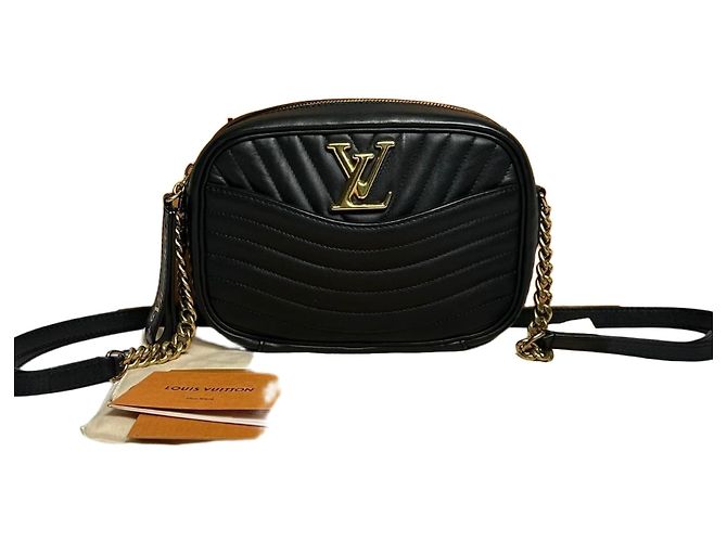 Louis Vuitton Borsa a tracolla New Wave Camera Bag Nero Oro