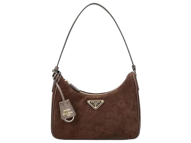 Prada Mini bolsa de camurça ReEdition