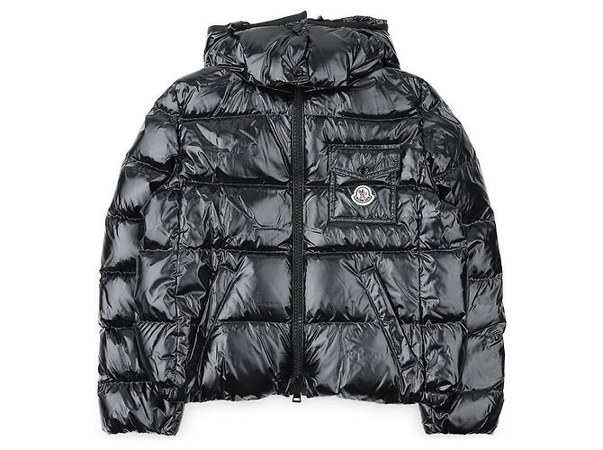 Moncler Women's Hooded Down Jacket Black