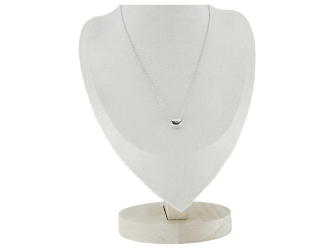Elsa Peretti Tiffany & Co Collana con pendente Peretti Bean in argento Tiffany Elsa