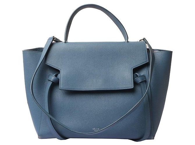 Belt Bag Céline Mini cintura Blu 
