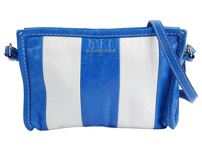 Balenciaga Pochette e borsa a tracolla Multi Leather Bazaar Blu 