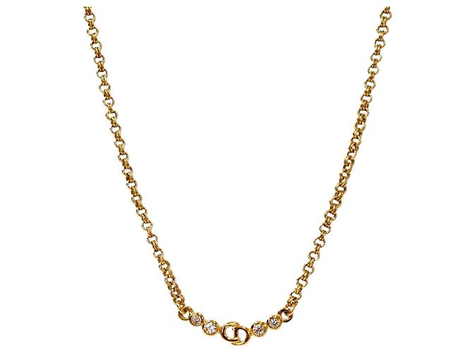 Dior Collana Cubic CD Gold D'oro