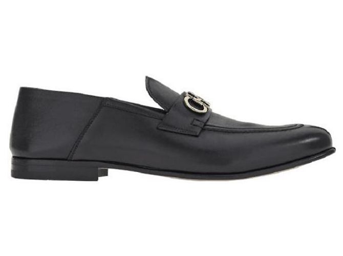 Salvatore Ferragamo Mocassins Gancini Noir