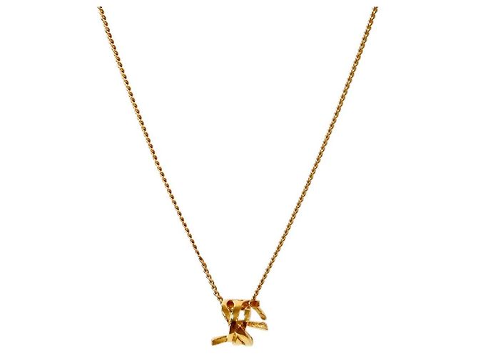 Saint Laurent Collana d'oro 