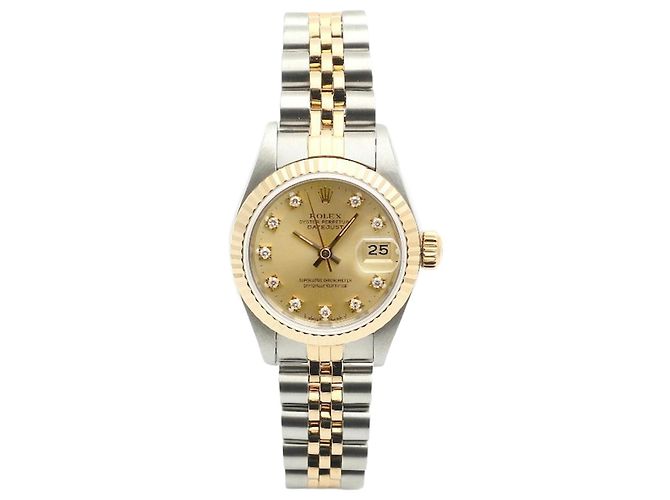 Rolex Orologio Datejust Small Ladies' Combi Aftersetting Diamond D'oro