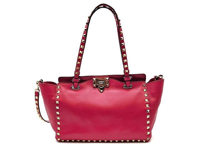 Valentino Borsa Tote e Borsa a Spalla Rockstud Rosso