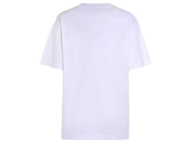 Gucci Camiseta de jersey de algodón estampado Blanco