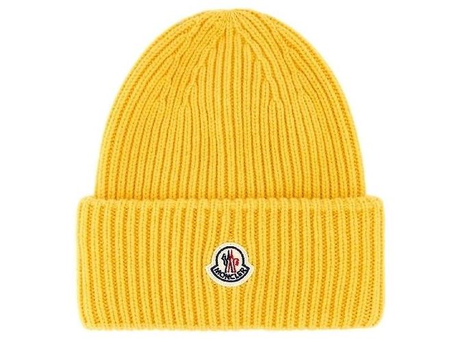 Moncler Gorro de cashmere Dourado