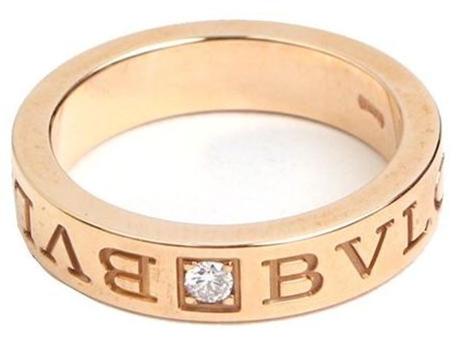 Bulgari bb Rose Gold Ring Pink 