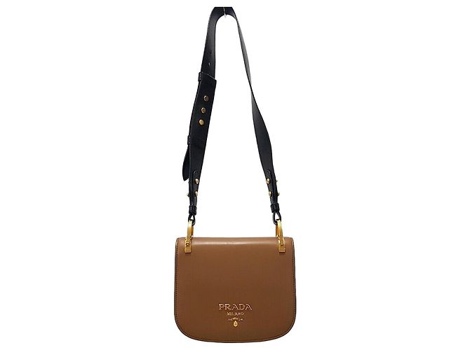 Prada Borsa a tracolla Peony Marrone