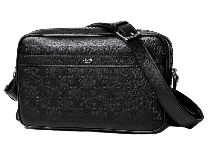 Céline Messenger Medium em pele de vitelo com relevo Triomphe