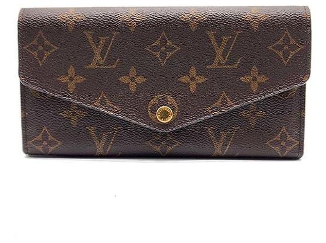 Louis Vuitton Monogram Sarah Wallet Brown