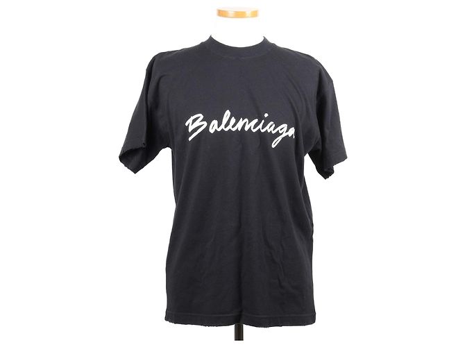 Balenciaga Logo T-Shirt Schwarz