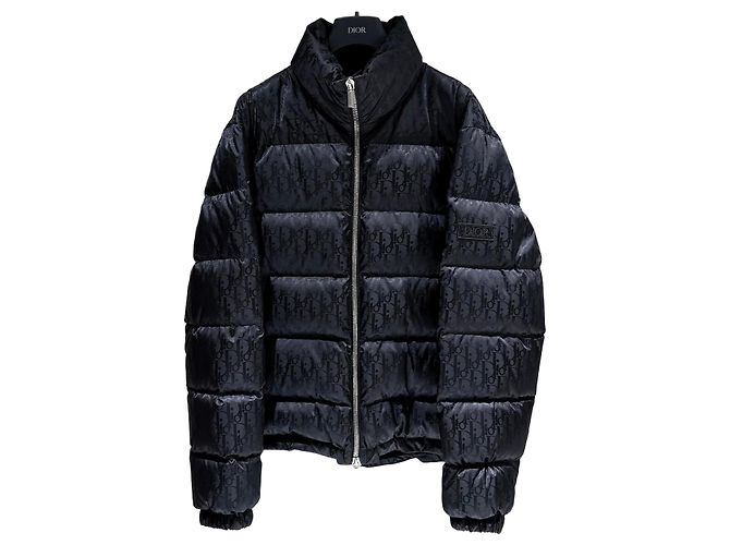 Dior Oblique Black Down Jacket