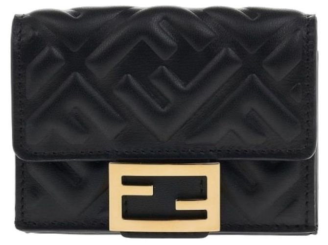 Fendi Micro Cartera Baguette AAJD Negro