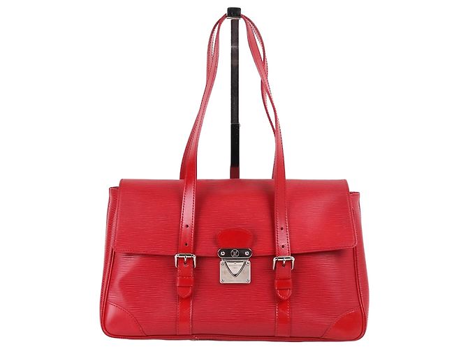 Louis Vuitton Tote e borsa a tracolla Épi Large Red Rosso