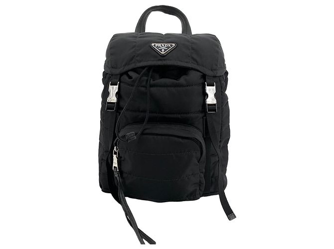Prada Re-Nylon Pocono Backpack Black