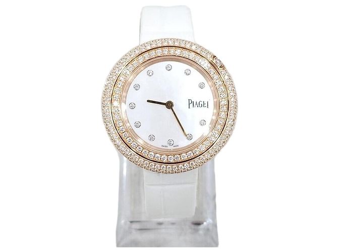 Piaget Possession Uhr Diamant Perlmutt Silber