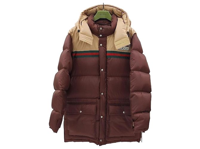 Gucci Nylon Logo Padded Jacket Multiple colors