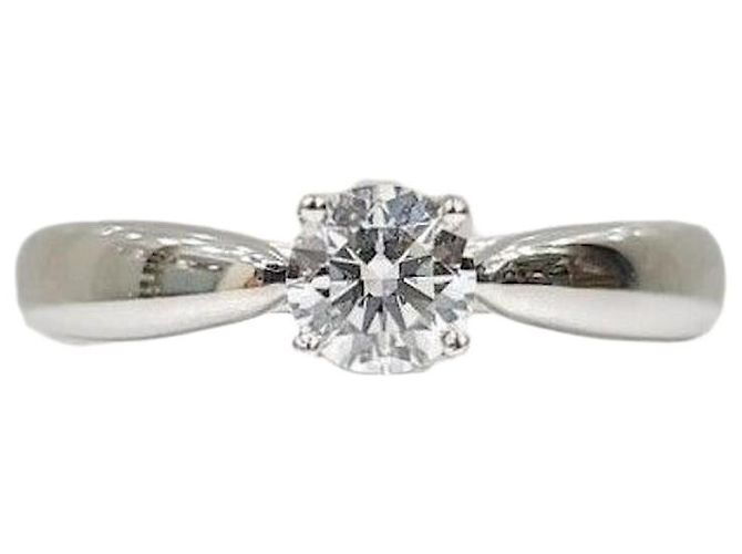 Tiffany & Co Diamond Platinum Wedding Band Ring Size Silvery