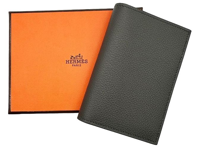 Hermès Tarjetero Euclid Gray Multicolor