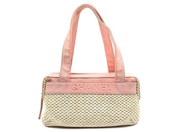 Chanel Bolsa Bowling com Logo Multicor