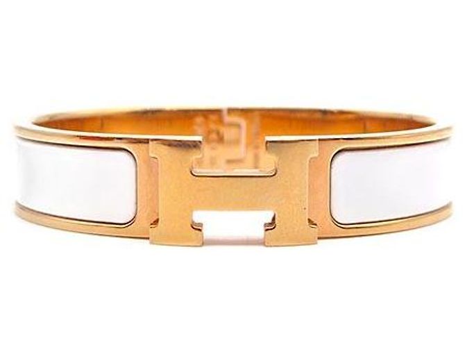 Hermès Pulsera Click Blanco 