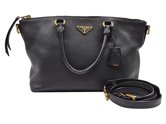 Prada Borsa Tote e Borsa a Spalla Dino Nero