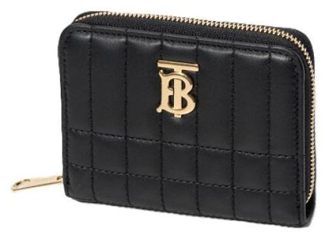 Burberry Carteira Lola com zíper em couro acolchoado Preto