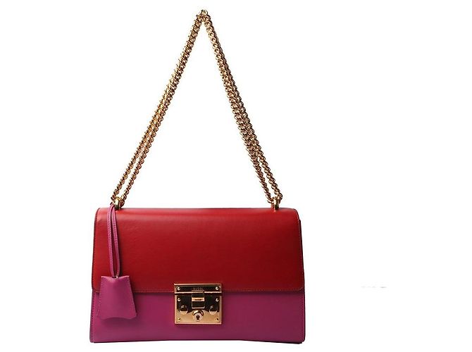 Gucci Borsa a Spalla Padlock Large Rosso