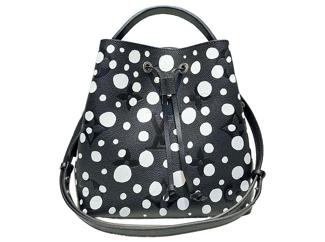 Louis Vuitton Monogram Empreinte Kusama Yayoi Noe Black Noir