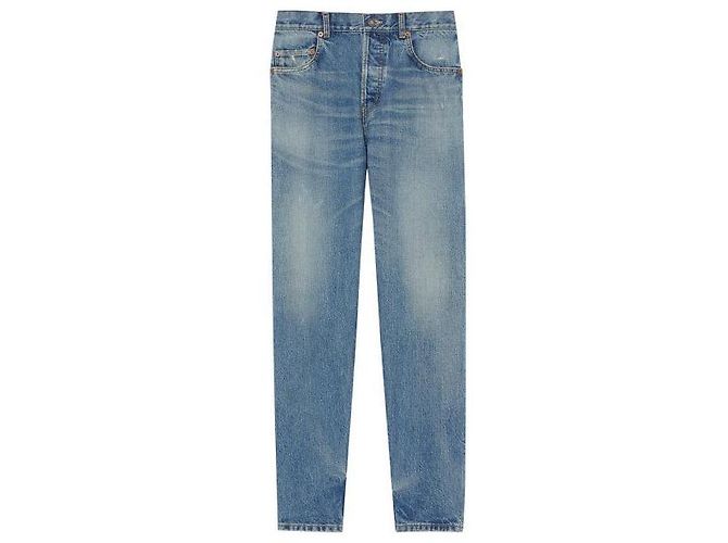 Saint Laurent Vaqueros de mezclilla Azul 