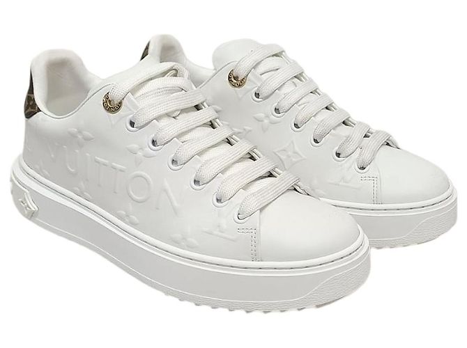 Louis Vuitton Baskets Timeout avec monogramme lettrage blanc