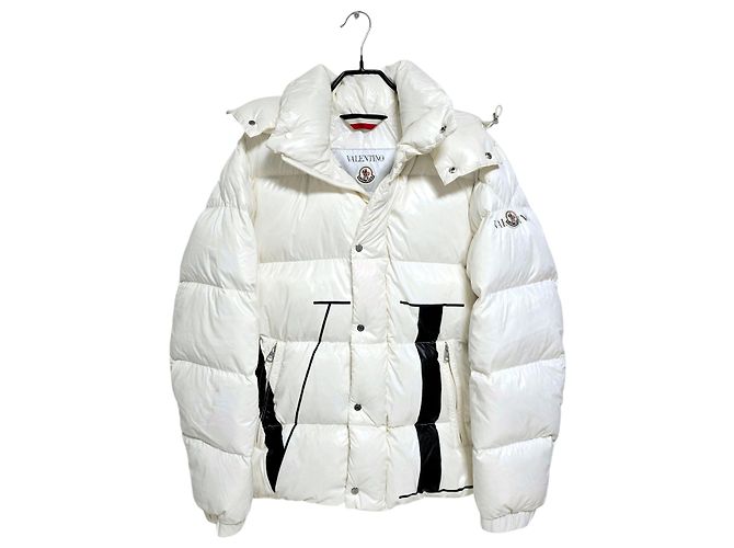 Valentino Moncler Down Padding Jacket White