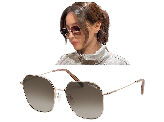 Tom Ford Sunglasses Luxury Square Metal Oversized Asian Fit Multiple colors