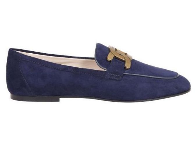 Tod's Mocassin Kate en daim Noir