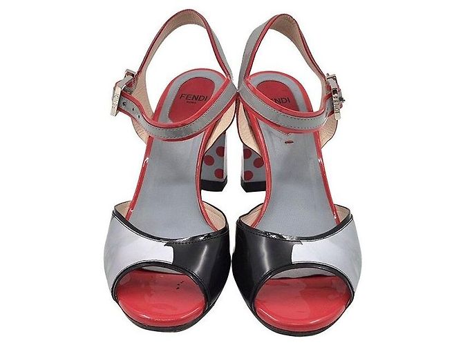 Fendi Patent Dot Pattern Shoes Multiple colors