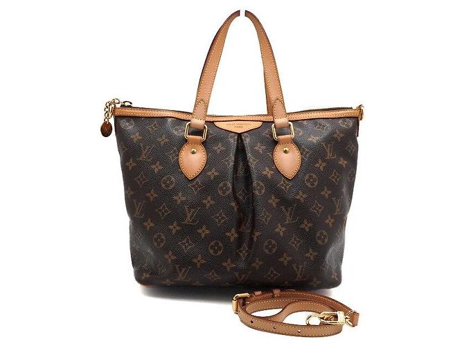 Louis Vuitton Sac cabas et sac à bandoulière en toile Monogram Palermo PM Multicolore