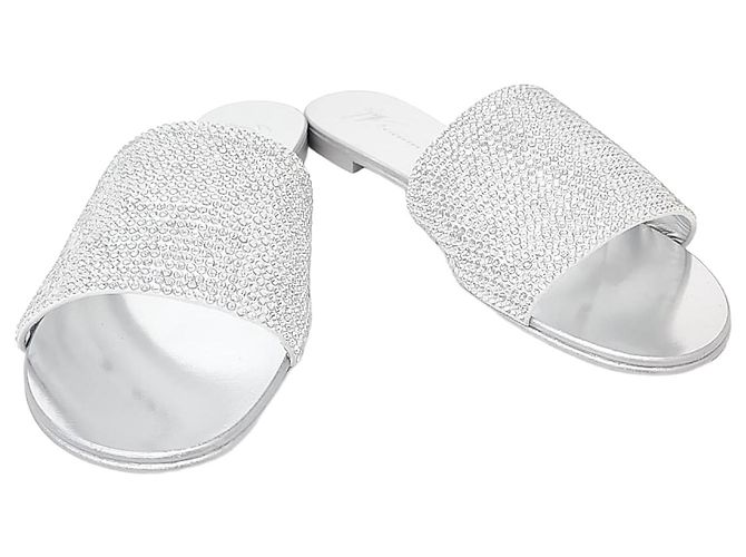 Ciabatte Giuseppe Zanotti Argento