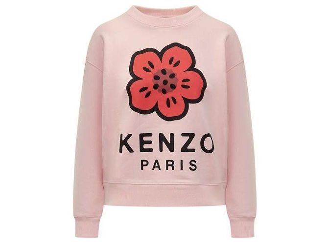 Kenzo Sweatshirt mit Blumenprint Pink 