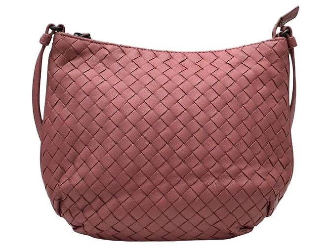 Bottega Veneta Mini borsa a tracolla rosa