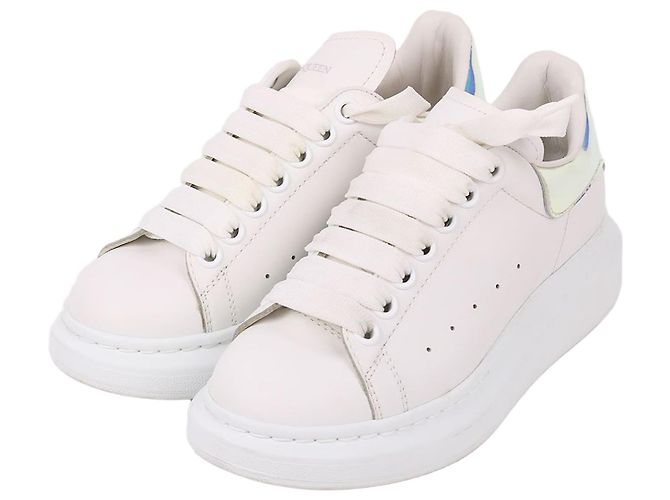 Tênis Oversized Hologram Alexander McQueen Branco