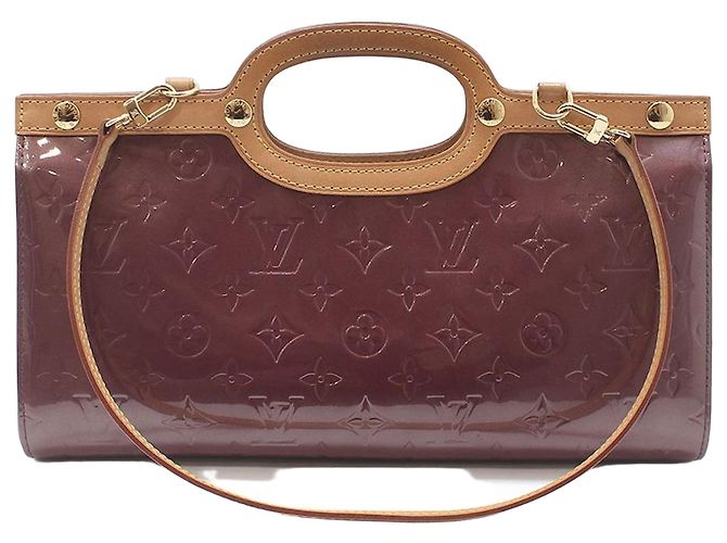 Louis Vuitton Bolsa de Ombro Monogram Vernis Luxbury Roxo